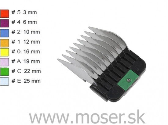 Moser 1247-7860 22mm nádstavec s kovovými zubami