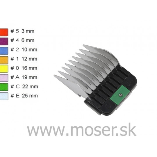 Moser 1247-7860 22mm nádstavec s kovovými zubami