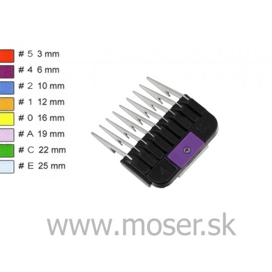 Moser 1247-7810 6mm nádstavec s kovovými zubami