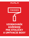 Ayala vzorkovník koženiek, kadernícke stoličky, kadernícke umývacie boxy