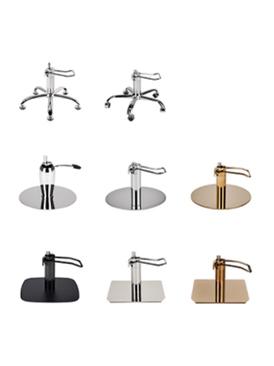 Ayala RAY Hydraulika kríž s opierkou nôh Kadernícka stolička | Salons.sk