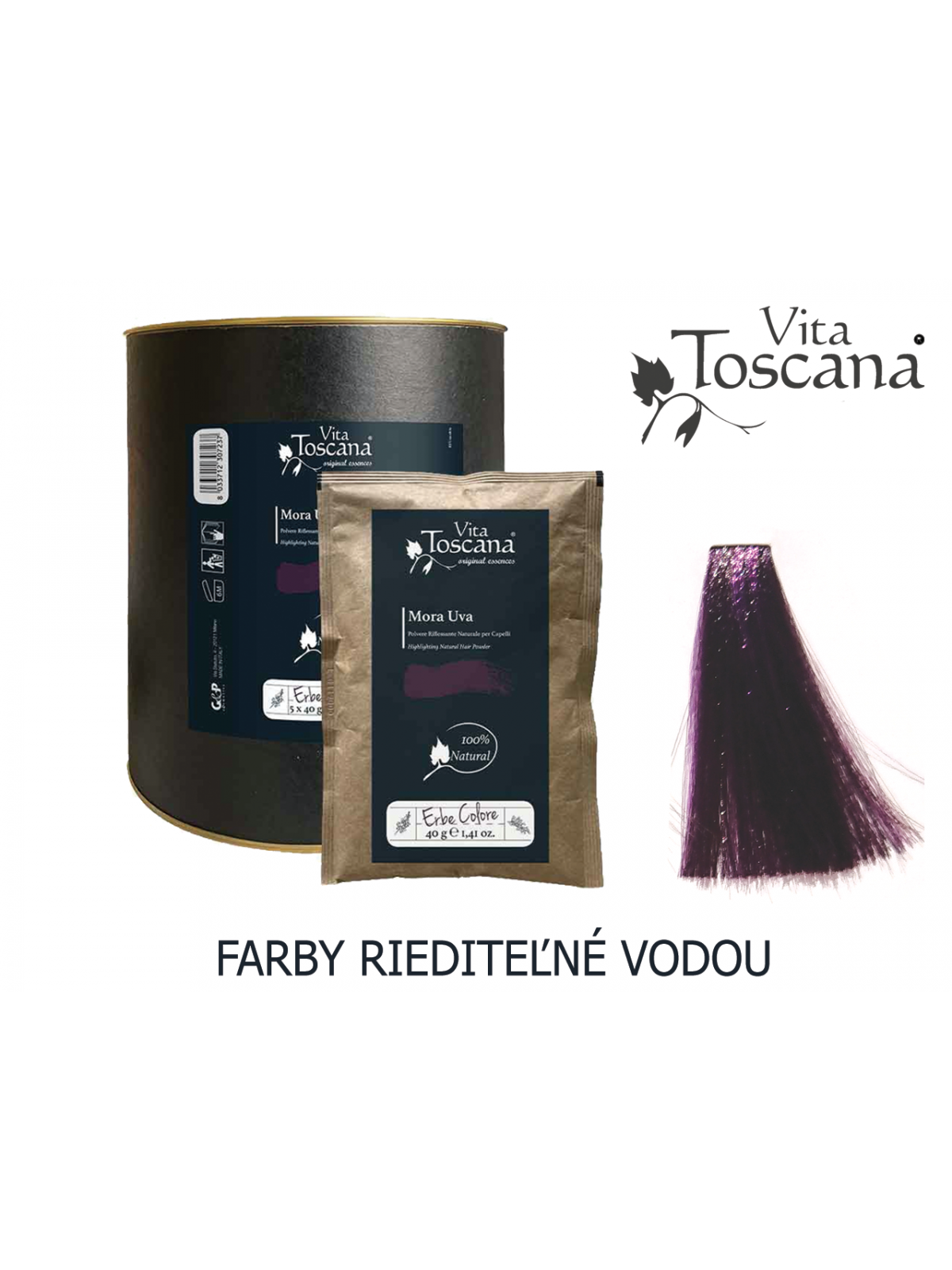 Vita Toscana Mora UVA 40g Vodou riediteľné