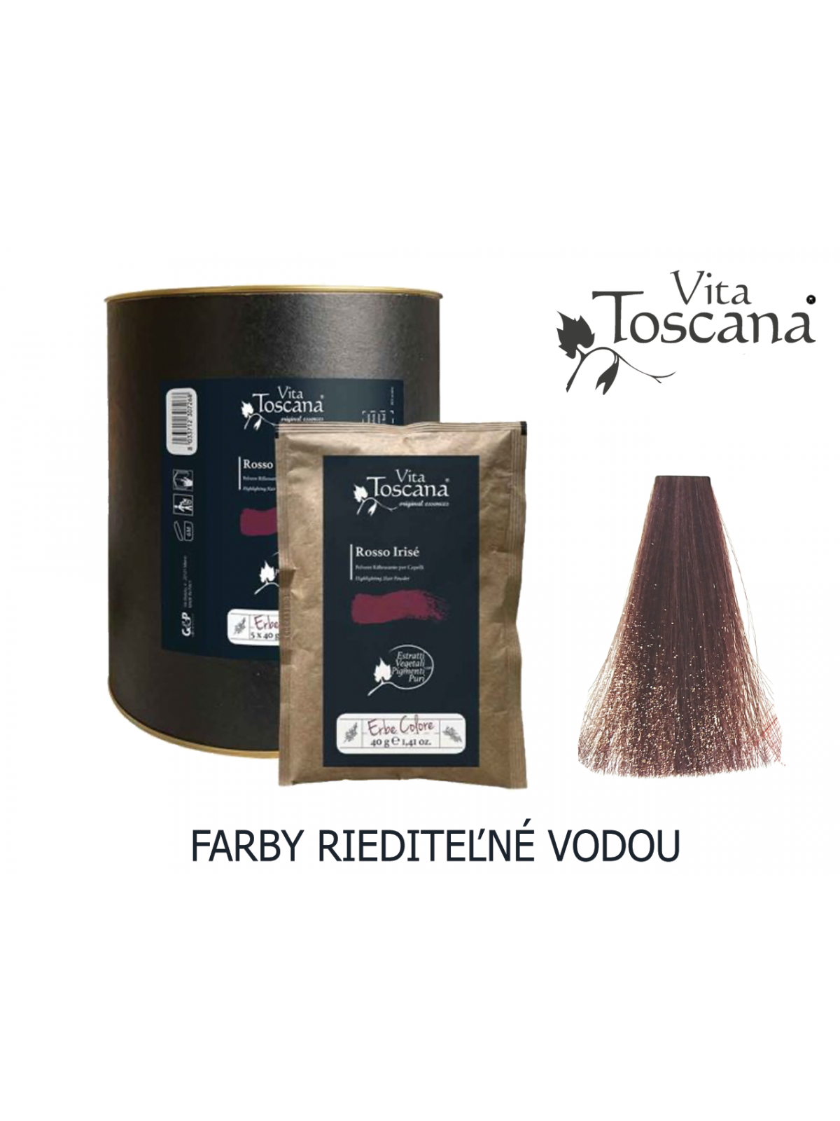 Vita Toscana Roso Irise 40g Vodou riediteľné