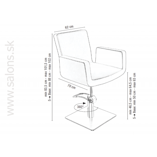 Sibel - ATTRACTIO BROWN Hydraulika KVADRAT