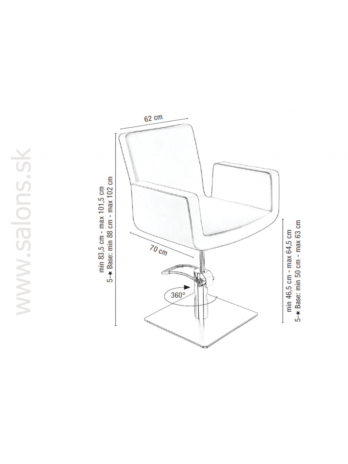 Sibel - ATTRACTIO BROWN Hydraulika KVADRAT