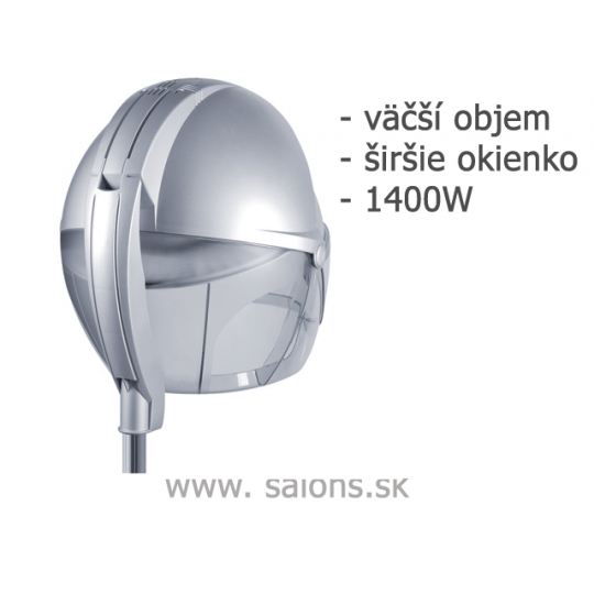 Ceriotti GONG 4V 4-rýchlostná E13223 sušiaca helma na stenu čierna