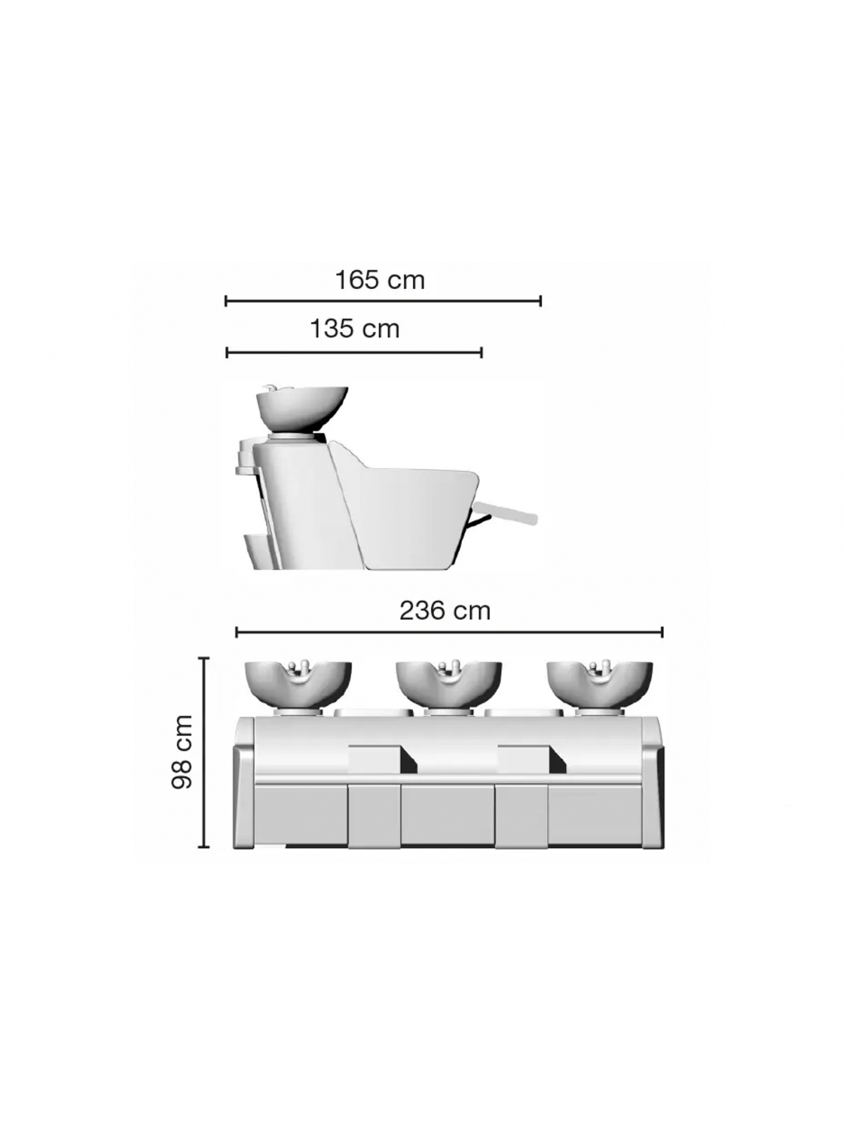 Ceriotti TOURING - Umývací box