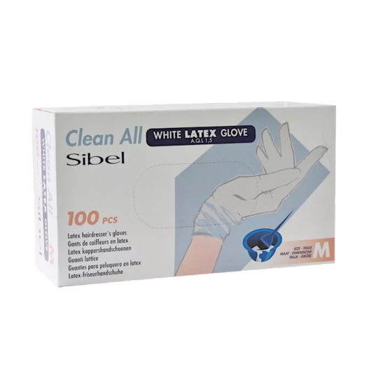 Sibel 093200155 Rukavice Latexové M / 100ks
