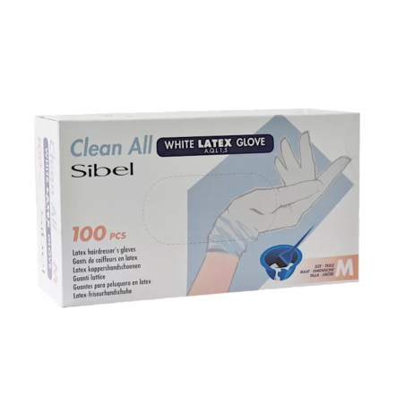 Sibel 093200155 Rukavice Latexové M / 100ks