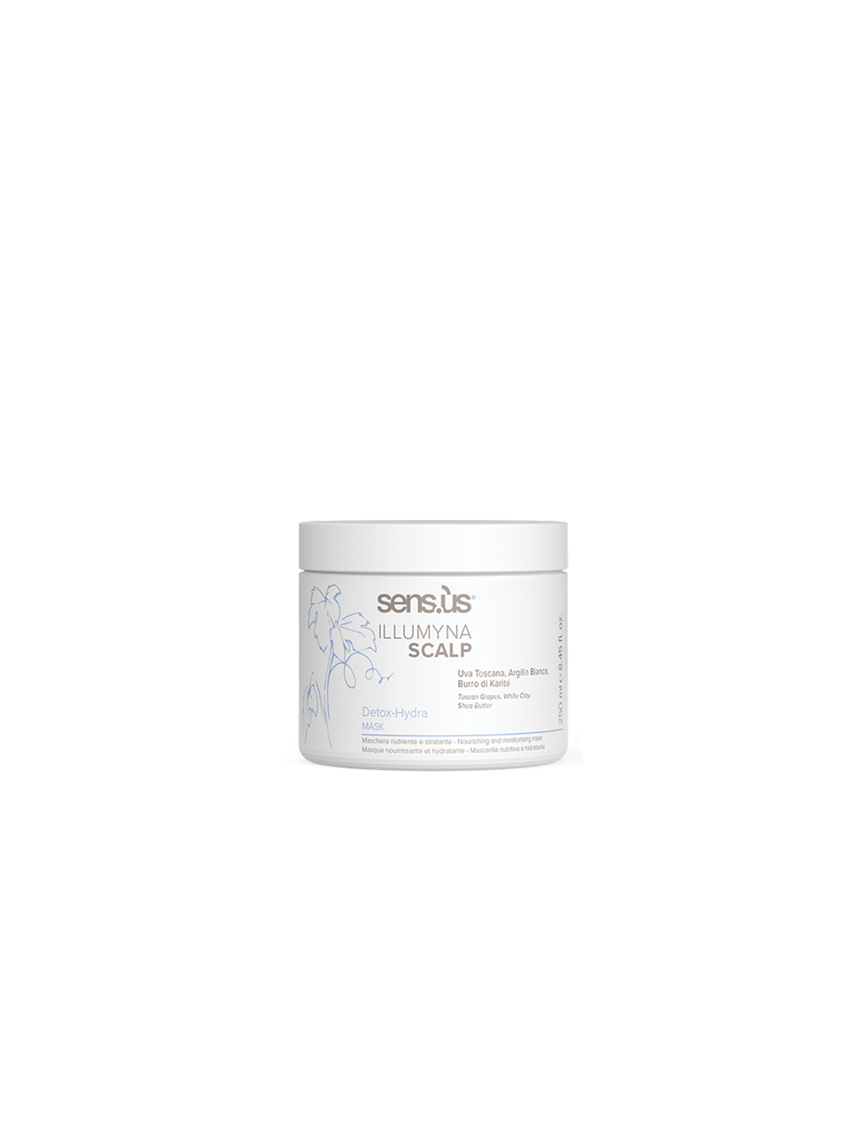 Sens.Us ILLUMYNA SCALP Detox Hydra Mask 250ml