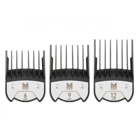 Moser 1801-7020 Magnetic Premium Set Combs 6/9/12mm | Salons.sk