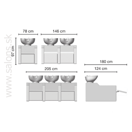 Ceriotti IMPERIAL S - Umývací box