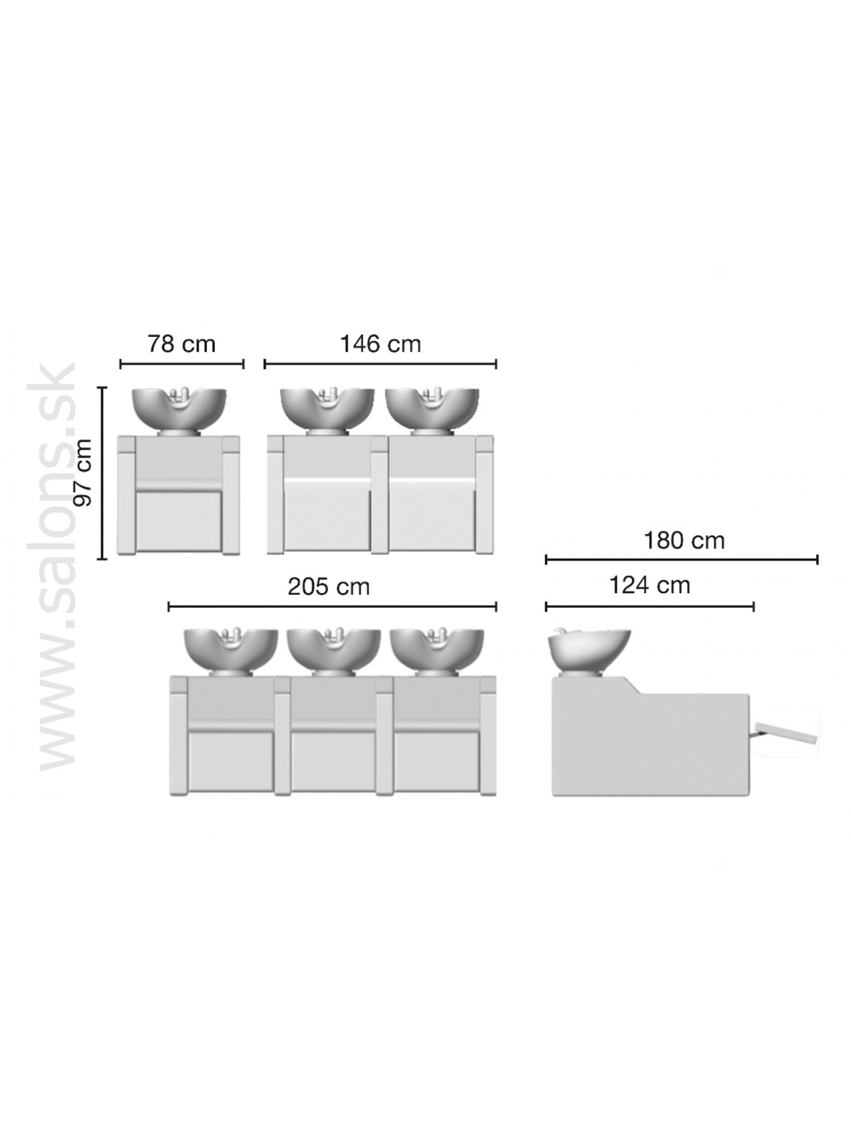 Ceriotti IMPERIAL S - Umývací box