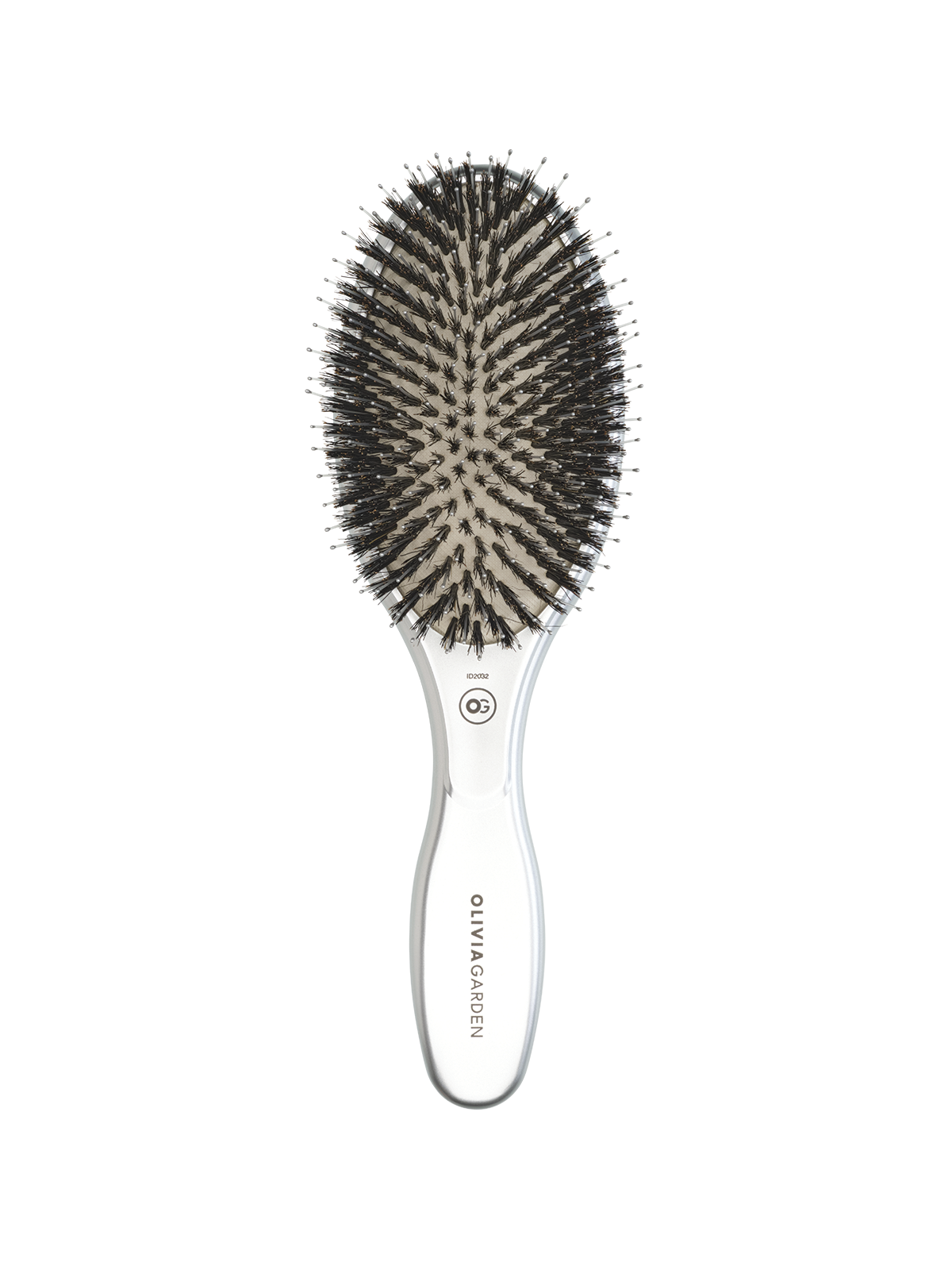 Olivia Garden Care Oval Boar Nylon Silver | Salons.sk