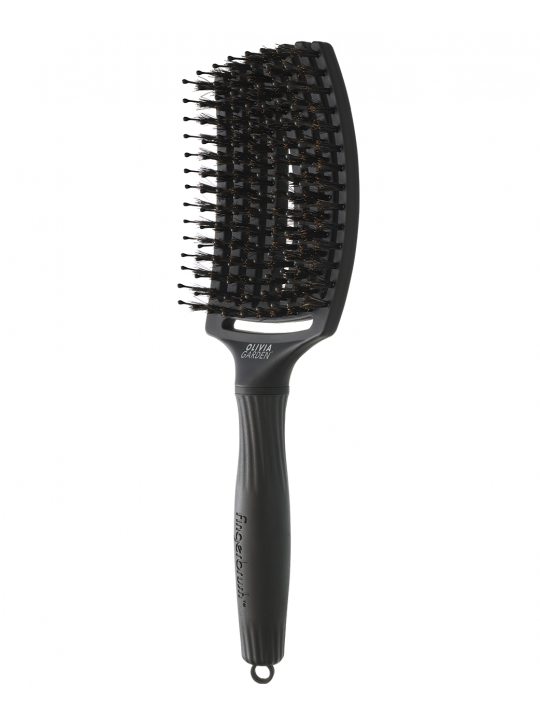Olivia Garden Fingerbrush L Black | Salons.sk