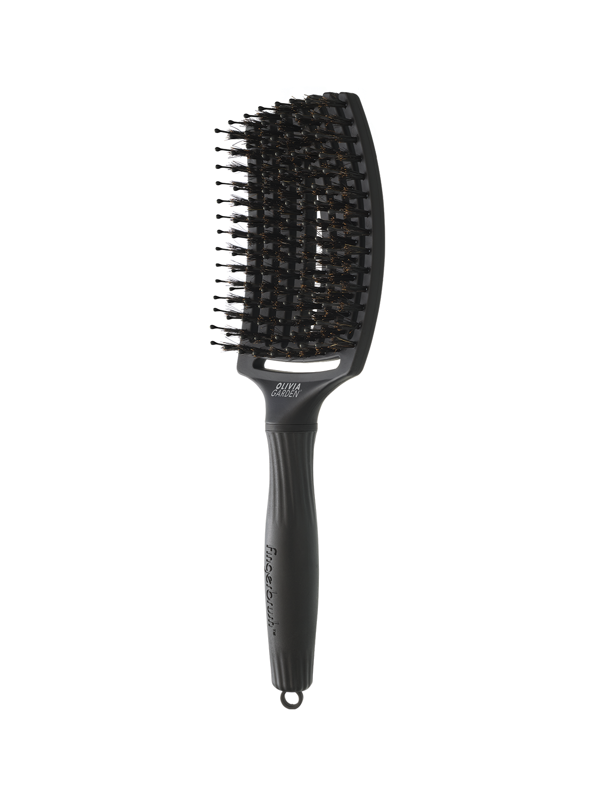 Olivia Garden Fingerbrush L Black | Salons.sk