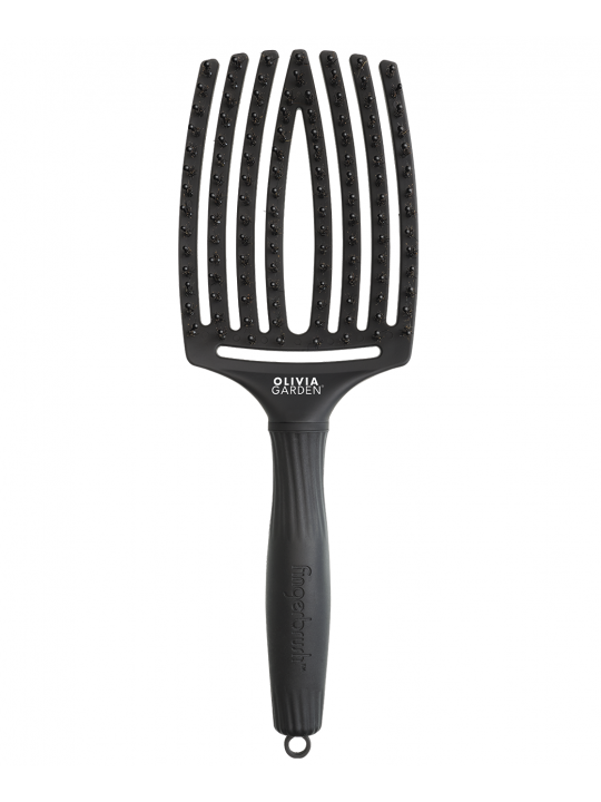Olivia Garden Fingerbrush L Black