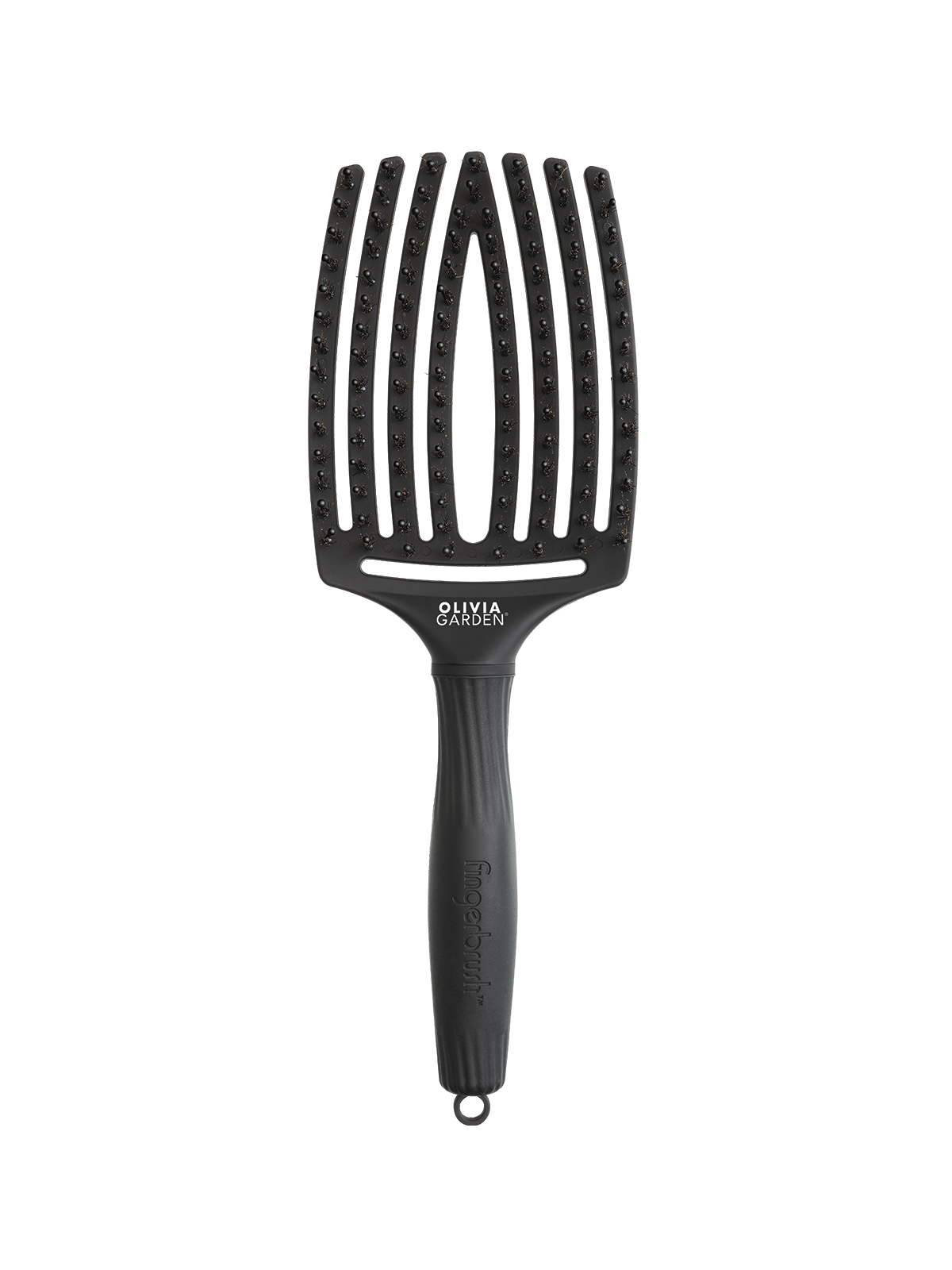 Olivia Garden Fingerbrush L Black