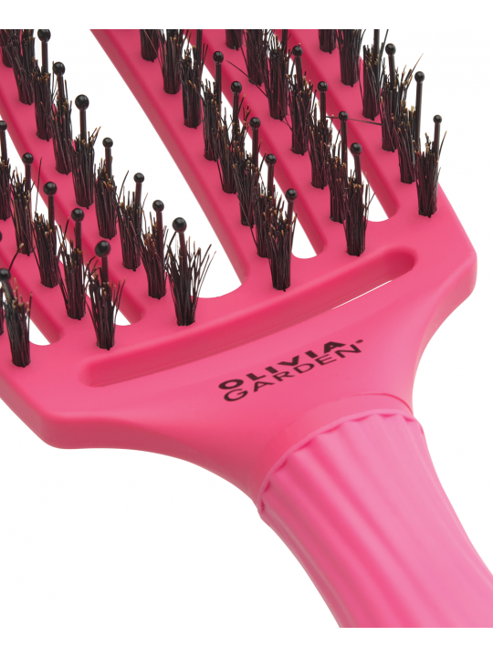 Olivia Garden Fingerbrush M Hot Pink | Salons.sk