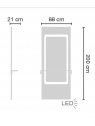 Ceriotti LUME LED - zrkadlo | Salons.sk