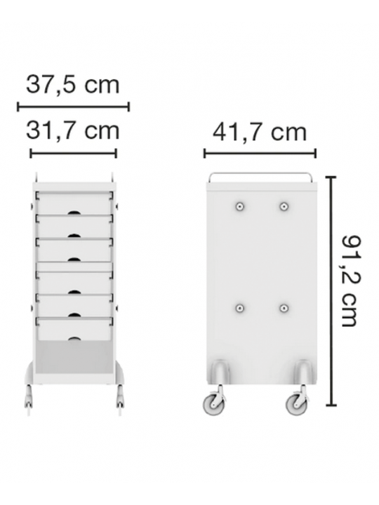 Ceriotti Cart Black | Salons.sk